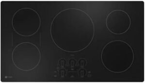 GE Built-In 5 Burner Black Induction Cooktop, PHP9036DTBB–