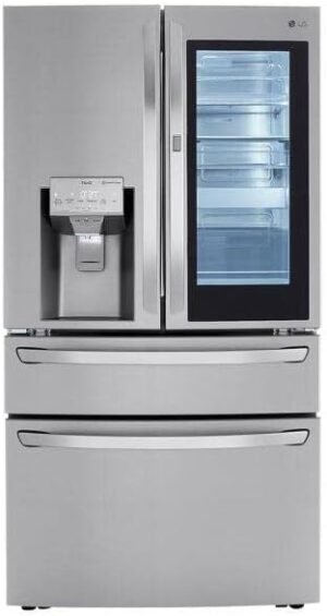 23 cu. ft. Smart wi-fi Enabled InstaView™ Door-in-Door® Counter-Depth Refrigerator with Craft Ice™ Maker