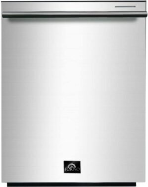 Forno 24″ Inch. Built-In Dishwasher with 6 Wash Cycles and 14 Place Settings – Digital Touch Controls Stainless Steel Interior, Smart Function Time Delay and Adjustable Racks