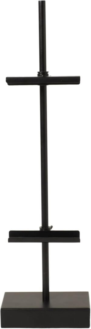 18″ Black Steel Adjustable Tabletop Easel by Studio Décor – Decorative Stand for Pictures, Frames, Books, Cards, Plates – 1 Pack