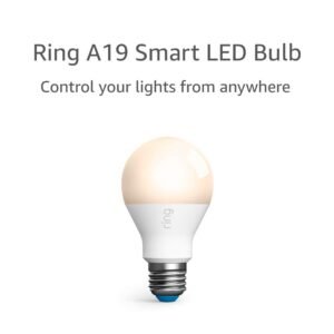 Ring A19 Smart LED Bulb, White (Bridge required)