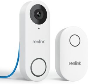 REOLINK 2K Video Doorbell PoE Camera with Chime, 3:4 Head-to-Toe View, 2-Way Talk, Person/Package Detection, Outdoor Waterproof, Smart Alerts, Supports NVR