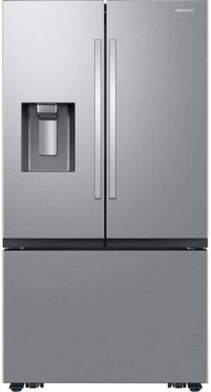 36″ 3-Door Fridge with Ice/water dispenser and Freezer Ice Maker