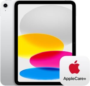Apple iPad (10th Generation) Wi-Fi 64GB – Silver with AppleCare+ (2 Years)