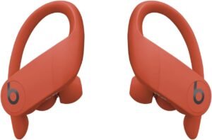 Powerbeats Pro Wireless Earbuds – Apple H1 Headphone Chip, Class 1 Bluetooth Headphones, 9 Hours of Listening Time, Sweat Resistant, Built-in Microphone – Lava Red