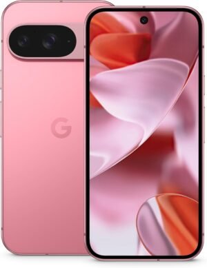 Google Pixel 9 – Unlocked Android Smartphone with Gemini, 24-Hour Battery, Advanced Camera, and 6.3″ Actua Display – Peony – 128 GB