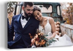 Personalized Custom Canvas Prints: Photo On Canvas (12×16 Inch) Transform Your Photos into Stunning Framed Wall Art-Digitally Printed Photo To Canvas – Ideal for Home Decor, Gifts & Keepsakes