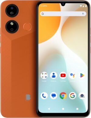 BLU G44 | 2024 | All-Day Battery | Unlocked | 6.8” HD+ Infinity Display | 64GB | Triple 13MP Camera | US Warranty | Orange