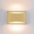 Aipsun Aluminum Modern Wall Light Fixtures 1 Pack Indoor LED Wall Sconce Hardwired Wood Texture Up and Down Wall Mount Light for Living Room Bedroom Hallway Corridor 3000K(with G9 Bulbs)