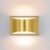 Aipsun Brushed Brass Wall Sconce Indoor Wall Lights Hardwired 1 Pack Up and Down Wall Mount Light for Living Room Bedroom Hallway Corridor Conservatory Warm White 3000K(with G9 Bulbs)