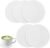 5-Pack White Silicone Coasters – Non-Slip Drink Coasters for Dining Table – Non-Slip Coasters – Cute Desk Coasters – Great for Coffee, Beverages, Tea