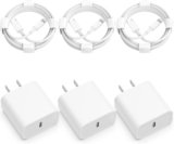 iPhone Charger Fast Charging【MFi Certified】3 Pack 20W PD USB C Wall Charger 6FT Cable Fasting Charging Adapter Compatible with iPhone 14Pro/13 Pro/12/12 Pro Max/11 Pro Max/XS Max/XS/XR/X/8