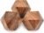 NIRMAN Acacia Wood Decorative Wood Ball for Centerpiece or Individual Use Ideal for Use in Living, Dining Room, Coffee Table Centerpiece Home Décor (3″ x 3″ x 3″), (Set of 3)