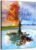 Four Season Trees of Life Wall Art Poster with Framed Print Canvas Painting Picture Wall Art for Home Bedroom Bedroom Decorations Ready to Hang