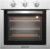 Empava 24 inch Electric Single Wall Oven 2.5 Cu.ft. Stainless Steel with Basic Broil Bake Functions Mechanical Knobs Control, 24WOE40L, Silver