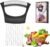 2024 New Stainless Steel Onion Slice Holder, Multifunctional Onion Slicer Chopper Vegetable Cutter, Premium Avocados Lemon Potato Tomato Carrots and Other Vegetable Fixing Slicer (1)