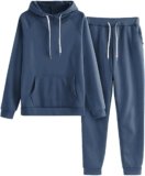 SHAOBGE Womens 2 Piece Outfits Lounge Hoodie Sweatsuit Sets Oversized Sweatshirt Baggy Fall Fashion Sweatpants with Pockets