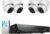 REOLINK Smart 5MP 8CH Home Security Camera System, 4pcs Wired PoE IP Cameras Outdoor with Person/Pet/Vehicle Detection, 4K 8CH NVR with 2TB HDD for 24-7 Recording, RLK8-520D4-5MP