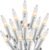 Minetom Clear Christmas Lights Set 100 Count 25 Feet Incandescent Bulb Mini String Lights for Indoor Christmas Tree Garland Birthday Wedding Party Festival Decoration, White Wire