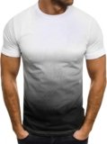 Mens Shirts Crewneck Short Sleeve Summer Beach Shirt Causal Stylish Gradient Color Graphic Tee Shirts Fashion Clothes