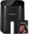 Air Fryer, Beelicious 8-in-1 Smart Compact 4QT Air Fryers, Shake Reminder, 450°F Digital Airfryer with Flavor-Lock Tech, Tempered Glass Display, Dishwasher-Safe & Nonstick, Fit for 1-3 People,Black