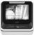 COMFEE’ Portable Mini Dishwasher Countertop with 5L Built-in Water Tank for Apartments& RVs, No Hookup Needed, 6 Programs, 360° Dual Spray, 162℉ High-Temp& Air-Dry Function