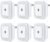 Uigos LED Night Light Lamp with Smart Sensor Dusk to Dawn Sensor, Daylight White, 0.5W Plug-in, 6-Pack