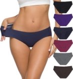 ALTHEANRAY Women’s Seamless Hipster Underwear No Show Panties Soft Stretch Bikini Underwears Multi-Pack