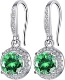 925 Sterling Silver Diamond for Women 2025 Fashion Dangle Earrings Encrusted Earrings Anniversary Wedding Jewelry Gifts for Women