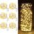 6 Pack Fairy Lights Battery Operated 7ft 20 LED Mini String Lights Twinkle Lights Silver Wire Firefly Starry Lights for Mason Jars Wedding Party Christmas Centerpiece Table Decorations, Warm White