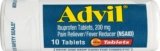 Advil Pain Reliever and Fever Reducer, Pain Relief Medicine with Ibuprofen 200mg for Headache, Backache, Menstrual Pain and Joint Pain Relief – 10 Coated Tablets