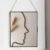 Black Hanging Picture Frame,10.8×14 Double Glass Frame for Pressed Flowers, Clear DIY Vintage Artwork Display Frame with Chain, Floating Frame Style Gallery Wall Mounted Photos Frame