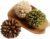 3.5inch Decorative Balls Bowl/Tray &Floral Orb/Ball with Dried Potpourri, Artificial Decorative Balls for Vase Bowl Filler Table Decor for Home,Spa,Reiki, Set of 3