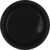 Vibrant Round Jet Black Plastic Plates – 9″ (Packs of 20) – Premium Quality Design, Ideal for Any Event or Party