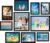 BESCRCL 10 Pack Picture Frames Collage Wall Decor, Gallery Wall Frame Set for Tabletop or Wall Mounting Display, Multi Size with Two 8×10, Four 5×7, and Four 4×6 Photo Frames, Black
