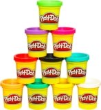 Play-Doh Bulk 10-Pack Case of Assorted Colors, Easter Basket Stuffers, Party Favors for Girls & Boys, Kids Arts & Crafts, Preschool Toys, Ages 2+ (Amazon Exclusive)