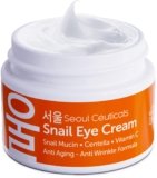 SeoulCeuticals Korean Snail Mucin Eye Cream – 97.5% Snail Filtrate K Beauty Anti Aging Under Eye Anti Wrinkle Eye Treatment Cream 0.5oz