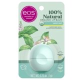 eos 100% Natural & Organic Lip Balm – Sweet Mint, All-Day Moisture, Dermatologist Recommended for Sensitive Skin Care, Lip Care Products, 0.25 oz