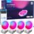 Govee Smart Recessed Lighting 6 Inch, Wi-Fi Bluetooth Direct Connect RGBWW LED Downlight, 65 Scene Mode, LED Can Lights Work with Alexa & Google Assistant with Junction Box, 1100 Lumen, 4 Pack