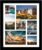 13×17 Picture Frame, Collage Picture Frame, Display Includes Three 4×4 Photos, Two 4×6 Photos and Two 6×8 Photos, for Available Horizontal Wall Mounting Display and Vertical, Black.
