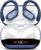 Wireless Earbuds Bluetooth 5.4 Headphones 75H Playtime Stereo Deep Bass Sports Ear Buds with Earhooks, LED Display Bluetooth Earbuds with 4 ENC Mic, IP7 Waterproof Earphone for Running, Dark Blue
