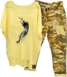 Womens Plus Size 2 Piece Travel Outfits 2024 Loose Cotton Linen Lounge Sets Summer Casual Jogger Sets Pants Suit