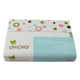 OsoCozy Prefolds Bleached Cloth Baby Diapers, Size 1 (7-15 lbs), Soft, Absorbent and Durable 100% Natural Cotton, Our Top Selling Diaper Service Quality Prefolds – (6 Pack)