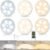 3 Colors Temperatures LED Closet Lights Wireless Motion Sensor Puck Lights Compatible with Charging Station, USB Rechargeable Battery Operated Indoor Lighting Under Cabinet Lights with Remote (6 Pack)