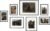 eletecpro Aluminum Gallery Wall Frame Set of 7, Including 1Pc 11×14, 2Pcs 8×10, 4Pcs 5×7 Photo Frames for Wall or Tabletop Display, Multiple Sizes Picture Frames Collage Wall Decor, Black