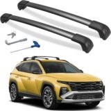 300lbs Roof Rack Cross Bars Compatible with Hyundai Tucson SE/SEL/N Line/Limited 2016-2025 with Lock, Aluminum Anti-Rust Cross Bar for Rooftop Cargo Luggage Kayak Canoe Bike Snowboard