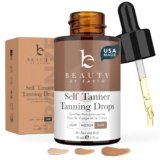 Self Tanning Drops for Face – USA Made with Organic & Natural Ingredients, Ultra Dark Face Tanning Drops to Add to Moisturizer, Self Tanner for Sunless Fake Tan & Natural Glow, Cruelty & Toxin Free
