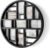 Umbra Luna Collage Picture Frame Holds Nine 4×6″ Photos, Large 22-Inch Diameter, Black