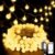 JMEXSUSS 100 LED Connectable Globe String Lights Indoor Bedroom, 33ft Warm White Christmas String Lights Plug in with Remote, 8Mode Hanging Fairy Lights Outdoor for Room Classroom Party Decor