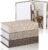 Tioncy 3 Pcs Neutral Linen Book Box for Decoration Faux Book Storage Box Modern Farmhouse for Bookshelf Coffee Table Decor DIY Crafts(8.6 x 6.1 x 1.8 Inch,Khaki, Dark Coffee, Light Coffee)